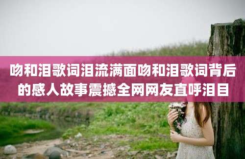吻和泪歌词泪流满面吻和泪歌词背后的感人故事震撼全网网友直呼泪目