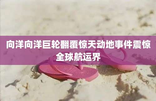 向洋向洋巨轮翻覆惊天动地事件震惊全球航运界