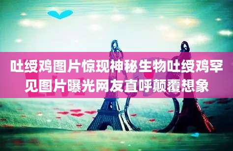 吐绶鸡图片惊现神秘生物吐绶鸡罕见图片曝光网友直呼颠覆想象